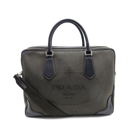 sac en toile prada|sacoche Prada.